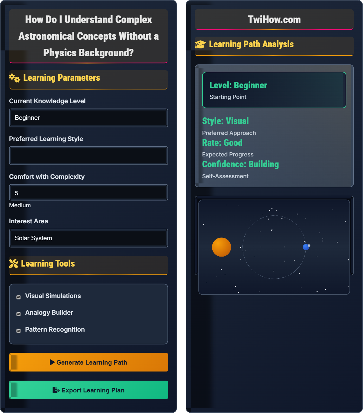 How do I understand complex astronomical concepts without a physics background?