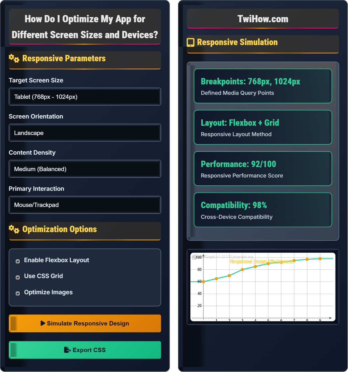 How do I optimize my app for different screen sizes and devices?