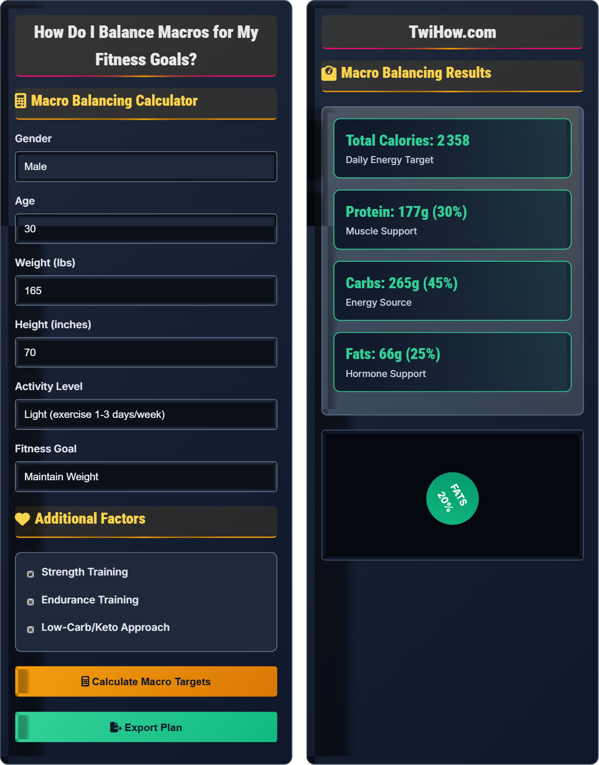 How do I balance macros for my fitness goals?
